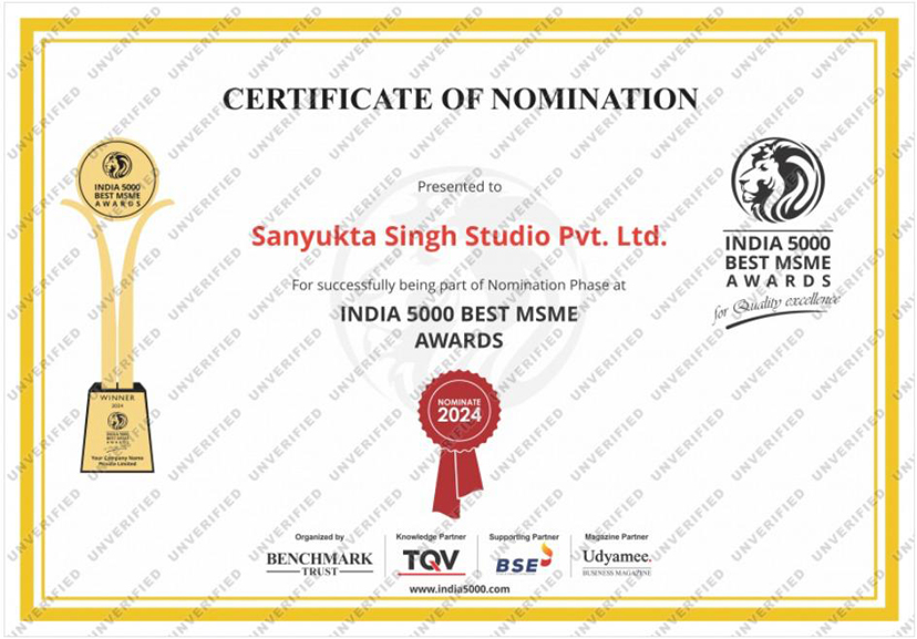 Nominated for MSME Award